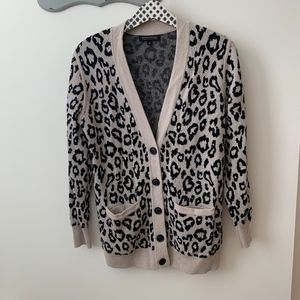 Banana Republic Leopard Cardigan